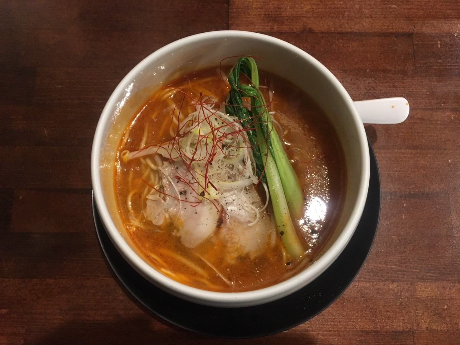遊心創麺 絆 香ばしいスープが旨い海老クリームラーメン 三宮の加納町 こべログ